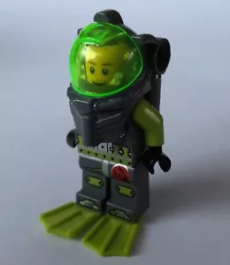 Genuine Lego Mini Figure - Atlantis - Atlantis Diver 4 Lance Spears - ATL006a - Picture 1 of 5