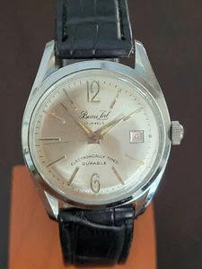 FINO RELOJ DE PULSERA ZAL DE COLECCIÓN HERMOSO 17 JOYAS CON FECHA ROJA RUEDA TIEMPO DE MANTENIMIENTO - Imagen 1 de 4