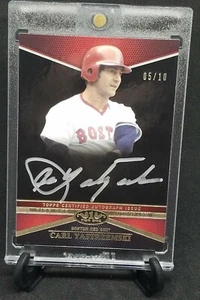 2012 Topps Tier One Carl Yastrzemski AUTO Karte Autogramm signed #05/10 - Bild 1 von 4