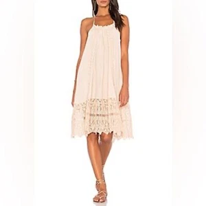 Jen’s Pirate Booty Crochet Dress S Lace Reverence Halter Midi REVOLVE Beach Boho - Picture 1 of 12