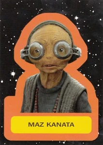 2017 Star Wars Reise Letzte Jedi Figur Retro Sticker #17 Maz Kanata - Bild 1 von 1