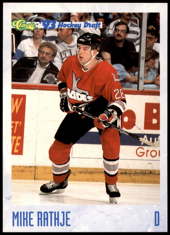 Mike Rathje #145 1993 Classic '93 Hockey Draft - Image 1 of 2