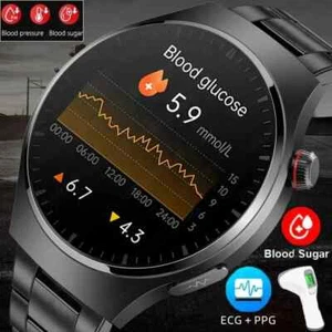 UK 2025 New Medical Grade Smart Watch Blood Pressure Oxygen Heart Rate Bluetooth - Picture 1 of 21
