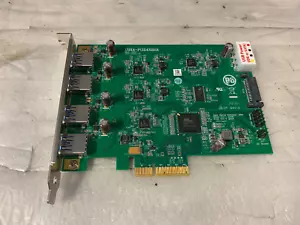 New Quard Channel 4-Ports x4 USB 3.0 to PCI E Controller Card U3X4-PCIE4XE101 - Picture 1 of 4