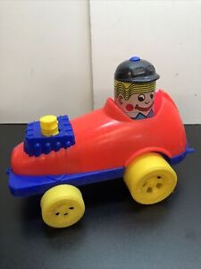 Vintage 70’s Amloid Corp Jumpin Jimmy Racer plastic Shoe Car Toy C5