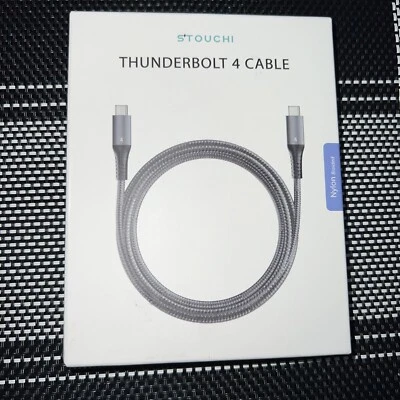 Cabo Thunderbolt 4 [3,3 pés], cabo Thunderbolt trançado Stouchi suporta 8K, - Imagem 1 de 2