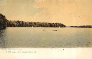 Postal EAGLES MERE, PA Pennsylvania LAKE VIEW~Veleros SULLIVAN CO 1905 - Imagen 1 de 2