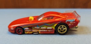 2011 Mattel HOT WHEELS maroon FUNNY SIDE UP funny car drag racer - Picture 1 of 8