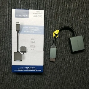 Insignia HDMI Male to VGA Female Adapter Converter Black - Picture 1 of 3