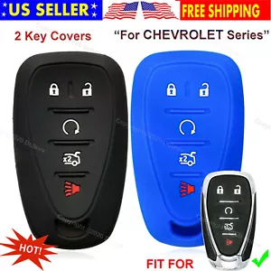 2pcs 5B Silicone Case Protector Chevy Fob Cover Holder for Chevrolet Smart Key - Bild 1 von 5