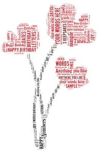 Wortkunst personalisiert Geschenk Andenken Geburtstag Mohn Mohn Tochter Tante - Bild 1 von 2