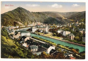c1910 PC: Panoramic View of Bad Ems, Germany - Picture 1 of 2