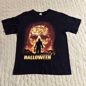 Vintage Rob Zombies Halloween Evil Has A Destiny Film Promo T-Shirt Horror Y2K - Bild 1 von 7