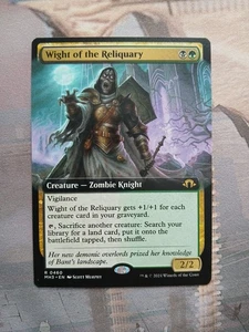 Magic The Gathering Wight of the Reliquary Extended Art Modern Horizons 3 NM - Picture 1 of 10