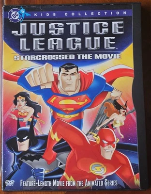 Justice League Starcrossed The Movie DVD Region 1 DC Comics Unrated Edition Rare - Image 1 of 4