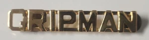 Gripman Railroad Uniform Lapel Pin W/ Fast Shipping  - Picture 1 of 5
