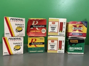 (8) Shotgun Shell Boxes EMPTY Vintage Remington/Sears/Western/Hawthorne/Federal - Picture 1 of 20