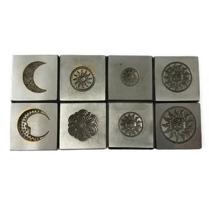 Metal Stamp Impression Die Jewellery Punches Stamping Choose Design Sun Moon - Picture 1 of 10