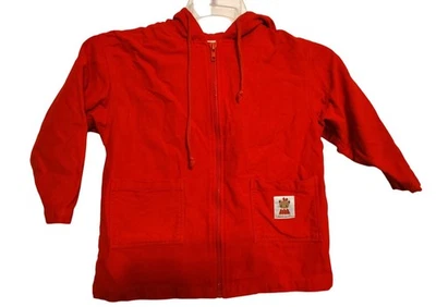Hello Kitty Winkipinki Child's Size 8 Red Hooded Jacket Zip Front Winki Pinki - Image 1 of 4
