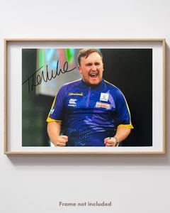 Luke Littler Hand Signed 12x8 Photo - Darts World Champion 'The Nuke' With COA - Picture 1 of 15