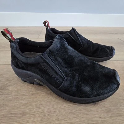 Merrell Para Mujer Talla US 7 Jungle Moc Zapatos Medianoche Negros Senderismo Sin Cordones  Foto 1 de 4