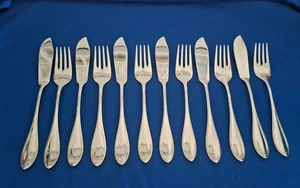 WMF Premiere cubiertos cubiertos de pescado 6 personas años 90 vers. Art. 1705/09.25 - Imagen 1 de 3