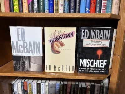 3 First Printings by Ed McBain.  1 Signed    All Very Good Plus or better Foto 1 de 4