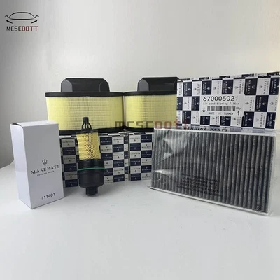 For Maserati Ghibli Quattroporte Levante Oil Filter, Air Filter,Ac Filter V6 V8 Foto 1 de 4
