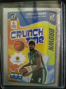 Lorenzo Brown 2024-25 Donruss EuroLeague Crunch Time #12 Athens - Picture 1 of 2