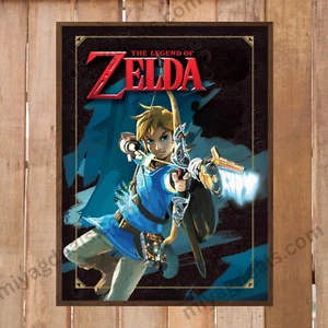 Zelda Gaming Poster 18x24 Wall Art Legend Adventure Game Print Gamer Room Decor - Picture 1 of 4