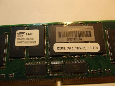 306431-001 128MB Random Access Memory OV001407LF4 RAM VINTAGE ELECTRONICS (3332) - Image 1 of 4