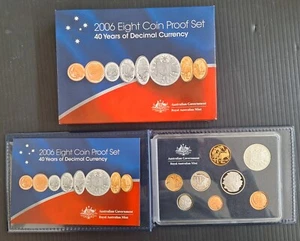 2006 Australia 8 Coin Proof set : 40 Years of Decimal Currency - Picture 1 of 7
