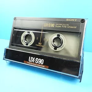 🍒 1x SONY UX-S 90 * IEC II Type 2 * Tape Cassette Tape кассета * 1988 - Picture 1 of 4
