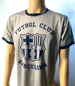 Barcelona Spanien Fußballclub Herren grau T-Shirt offizielle Ware Größe M - Bild 1 von 7