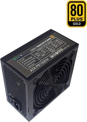 Apevia ATX-PR1000W Prestige 1000W 80+ Gold Certified, ROHS Compliance, Active PF - Image 1 of 4