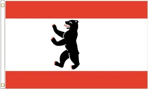 Berlin Germany Polyester Flag - Choice of Sizes - Picture 1 of 3