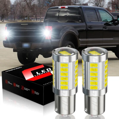 For 1975-1986 Chevrolet C10 1156 BA15S LED Reverse Backup Light Bulbs 6000K 2PC - Image 1 of 4