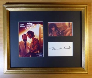 MERCEDES RUEHL TERRY GILLIAM THE FISHER KING DISPLAY AUTOGRAFATO FIRMATO con COA - Foto 1 di 2