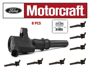 Set of 8 OEM Ignition Coil Motorcraft DG508 3W7Z12029AA NEW Real OEM - Picture 1 of 6