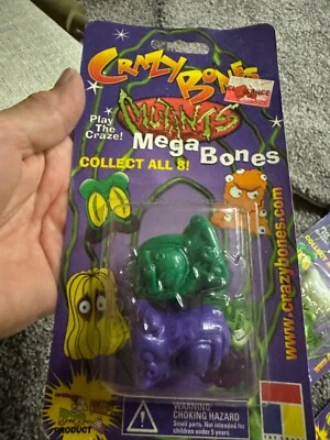 Lot #20 Crazy Bones Mutants Mega Bones NIB 1999 - Image 1 of 2