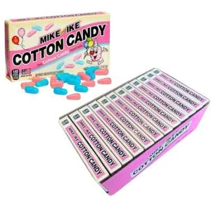 (12er Pack) Mike und Ike 4,25 Unzen Cotton Candy Chewy Candy Limited Edition BB 6/26 - Bild 1 von 1