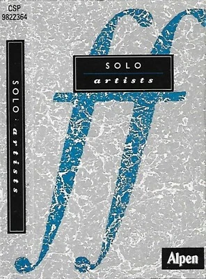 Various Alpen: Solo Artists CASSETTE ALBUM Promo Pop Rock Jazz - Image 1 of 4