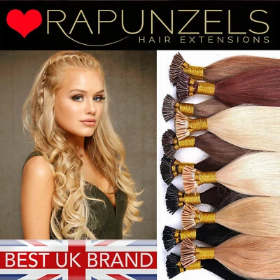 Hair extensions STICK i-TIP micro ring double drawn 1g or 0.5g human remy hair - Image 1 of 4