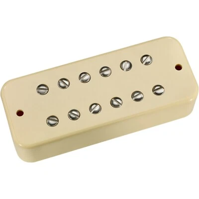 NEW DiMarzio DP154 DLX Plus Soapbar Guitar Humbucker Pickup Bridge - CREAM - Image 1 of 3