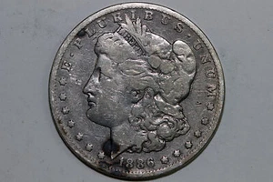 1886-O Morgan 90% Silver Dollar Grades Fine (MDX4325) - Picture 1 of 4