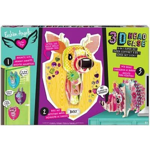Fashion Angels Super Set 3D Head Case Magnetic Kitty Puppy Bunny Buck Hedgehog - Picture 1 of 3