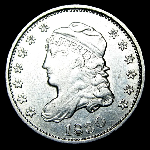 1830 Capped Bust Half Dime Silver ---- Type Coin ---- #ZZ542 Cover