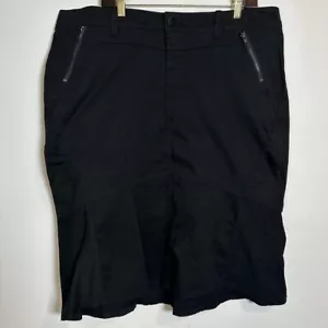 Lane Bryant Denim Skirt Womens Size 18 Black Pockets Classic Boho NWT - Picture 1 of 3