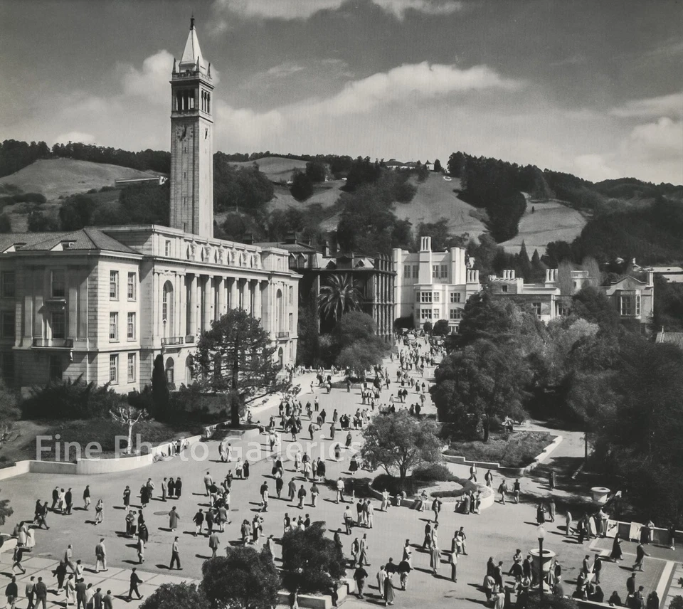 20 世纪 50 年代原版复古 ANSEL ADAMS 加州大学伯克利分校 KROMEKOTE 艺术 — 第 1/1 张图片