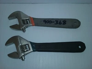 HDX AND ANVIL 6" ADJUSTABLE WRENCHES, NON-SLIP HANDLES (LOT OF 2) - Picture 1 of 3